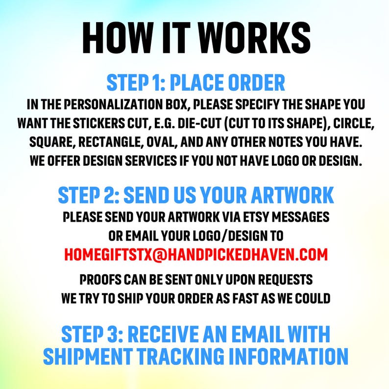 Custom Logo Vinyl Stickers: Die Cut, Water-Resistant Personalized Waterproof Decals - Image 2