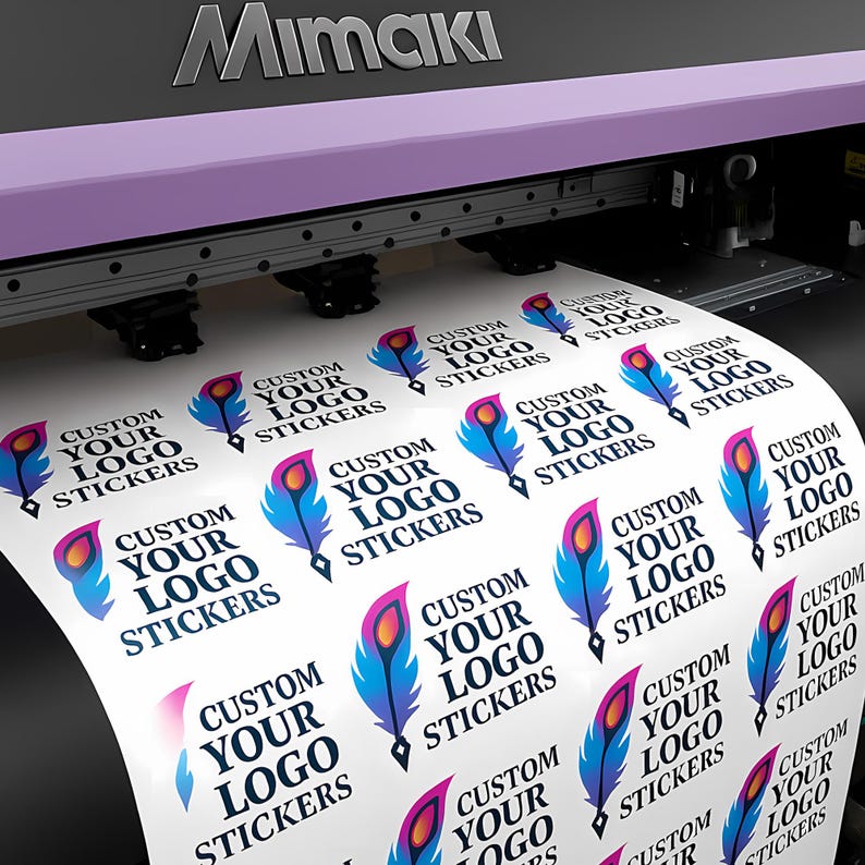 Custom Logo Vinyl Stickers: Die Cut, Water-Resistant Personalized Waterproof Decals - Image 4