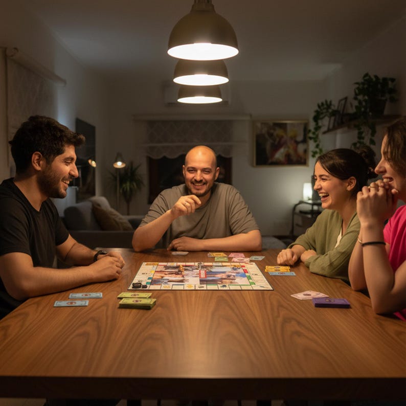 Custompoly Board Game, Personalized Game Board, Custom Game Board, Personalized Game, Unique Gift for Couples or Families, Custom Board Game - Image 3