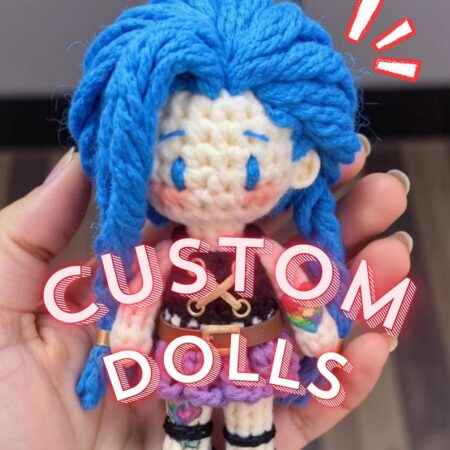 Custom Cute Crochet Dolls,Handmade Crochet Dolls,Custom 10, 20, 30, 40 cm Yarn Dolls,Customized Crochet  dolls based on images,Birthday Gift