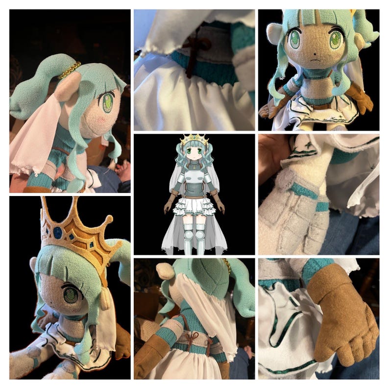 Custom Plushie from Your Drawing: Handmade Character Plush Collectables - Image 4