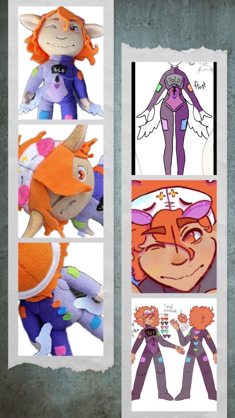 Custom Plushie from Your Drawing: Handmade Character Plush Collectables - Image 5