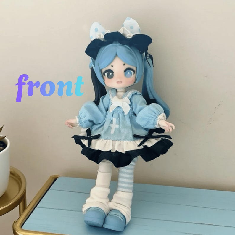 Custom OB11 Dolls~Customizable Skin Tones~Anime Dolls~GSC Dolls~Handmade~Detachable Head~Face~BJD Dolls~Nendoroids - Image 3