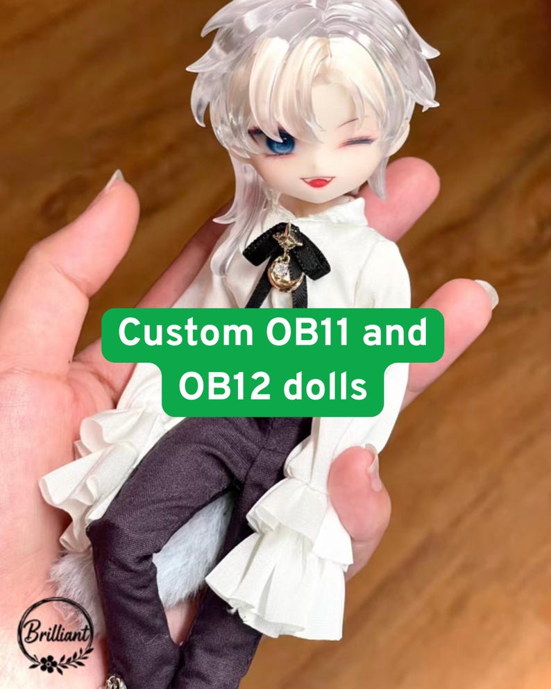 Custom-Made Articulated Dolls, Custom OB11 Dolls, OB12 Dolls, OB11 Doll Bodies