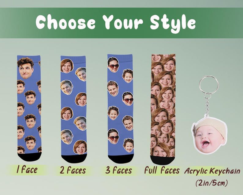 Custom Funny Socks With Photo, Personalized Face Socks With Picture, Custom Novelty Sock With Face On Them, Customized Funky Socks For Women - Image 5