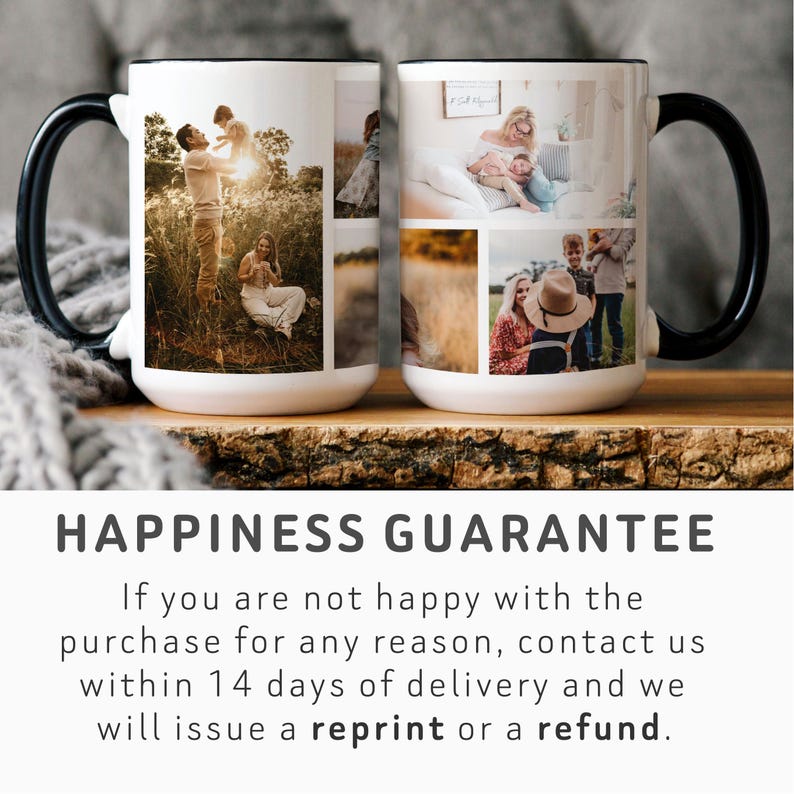 Custom Photo Collage Coffee Mug with personalization for Mothers day mug Personalized image mug for Mom Picture collage gift coffee mug - Image 5
