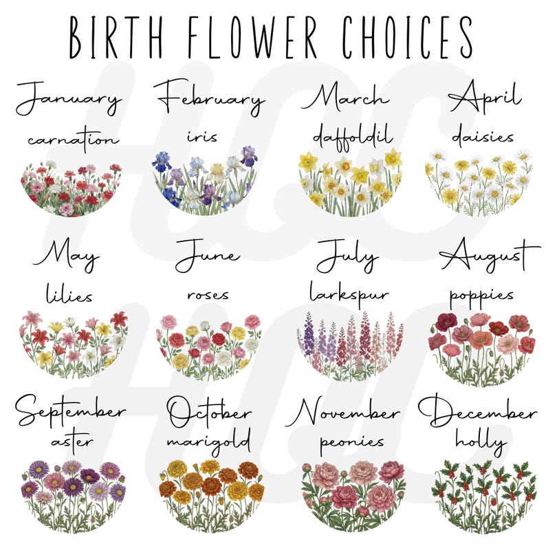 Personalized Watercolor Birth Month Flower Ring Trinket Dish | Birthday Jewelry Dish | Wedding Bridesmaid Gift - Image 3