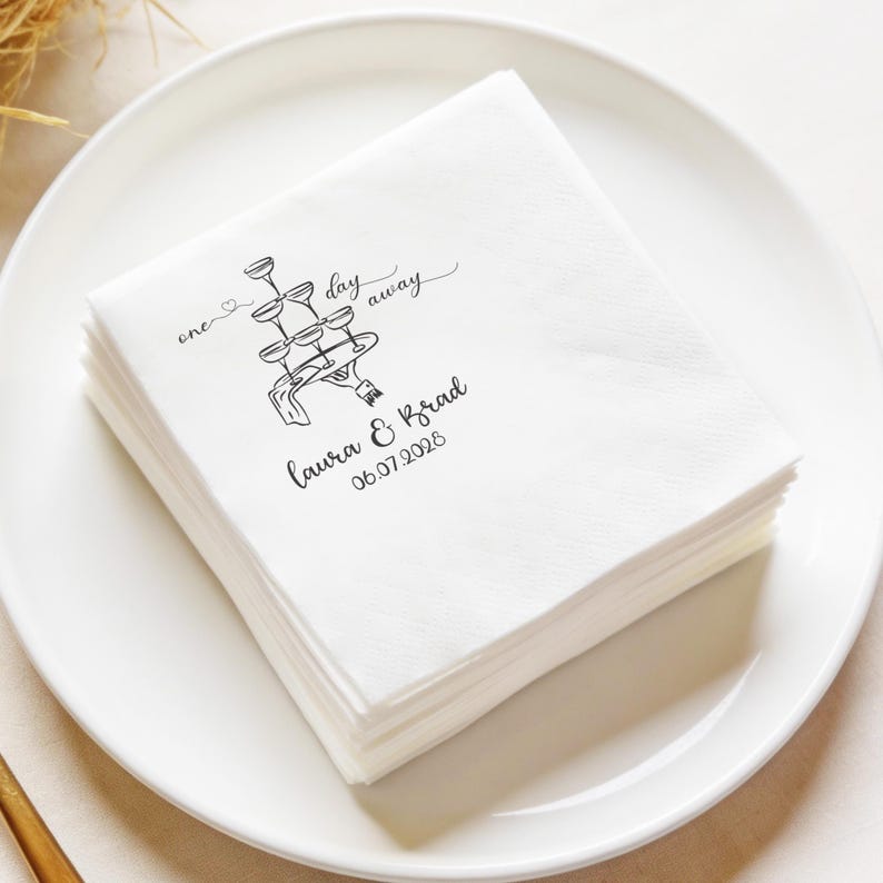Custom Logo Napkins | Personalized Photo Cocktail Napkin with Your Design, Photo & Text | Print Any Logo on Napkins for Party Events Company - Image 4