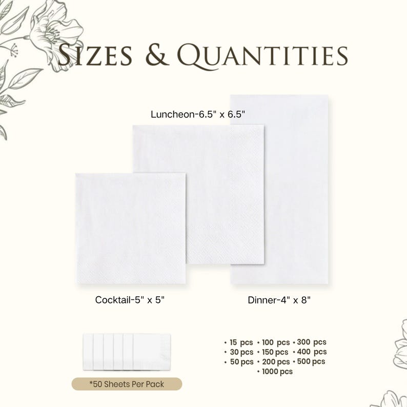 Custom Logo Napkins | Personalized Photo Cocktail Napkin with Your Design, Photo & Text | Print Any Logo on Napkins for Party Events Company - Image 3