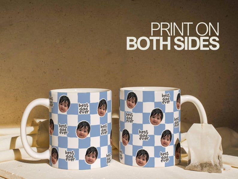 Best Dad Ever Custom Baby Photo Retro Mug, Personalized Father's Day Gift, First Time Daddy Appreciation, Dad's Birthday Present - Image 4