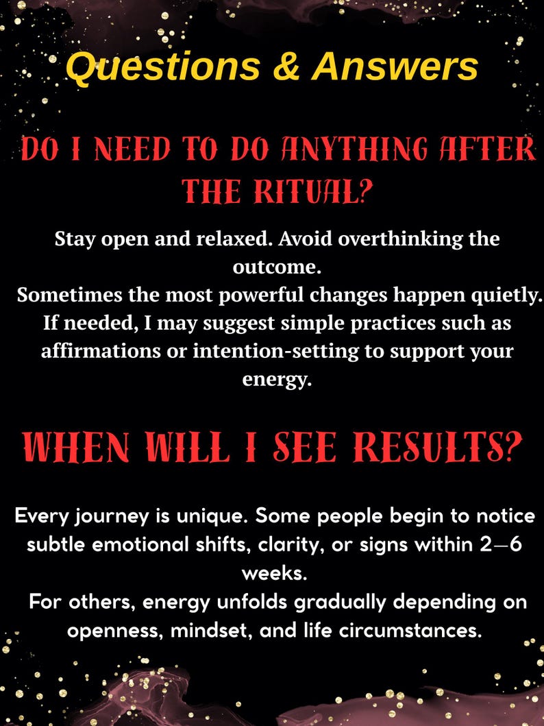 Powerful Custom Spell | Same Day Casting | Manifest What You Desire | Personalized Energy Ritual | Photo Proof | Any Wish, Fast Results - Image 5
