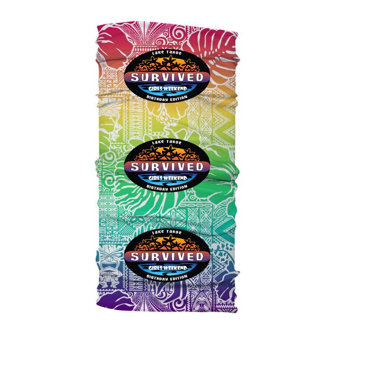 Custom Tribal Tiki style headband, Team Headwear, family trip gift, Personalized Custom Tribe wear bandanas mask Bontsu - Image 4