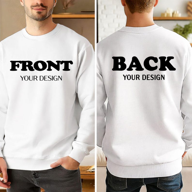 Front And Back Custom Shirt, Custom Shirt, Inspired Shirt, Custom Shirt, Inspired Text, Custom Text Shirt, Front and Back Personalized Shirt - Image 3