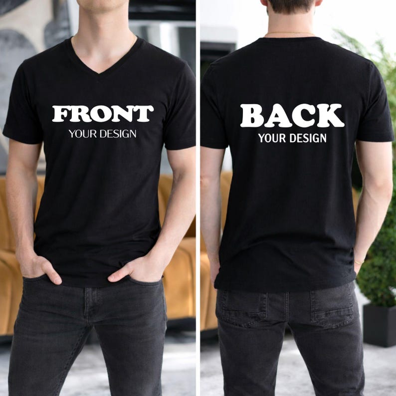 Front And Back Custom Shirt, Custom Shirt, Inspired Shirt, Custom Shirt, Inspired Text, Custom Text Shirt, Front and Back Personalized Shirt - Image 4