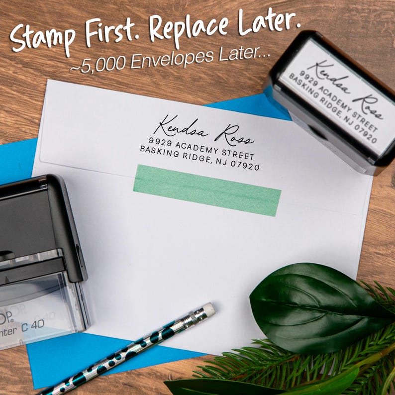 Address Stamp, Return Address Stamp, Custom Address Stamp, Self Inking Stamp, Personalized Stamp - Image 6
