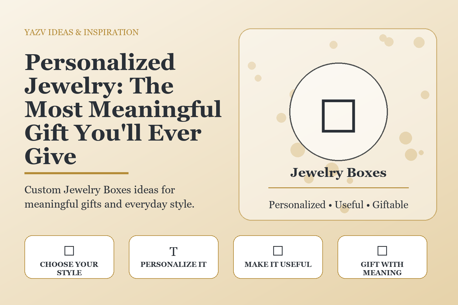 Personalized Jewelry: The Most Meaningful Gift You'll Ever Give