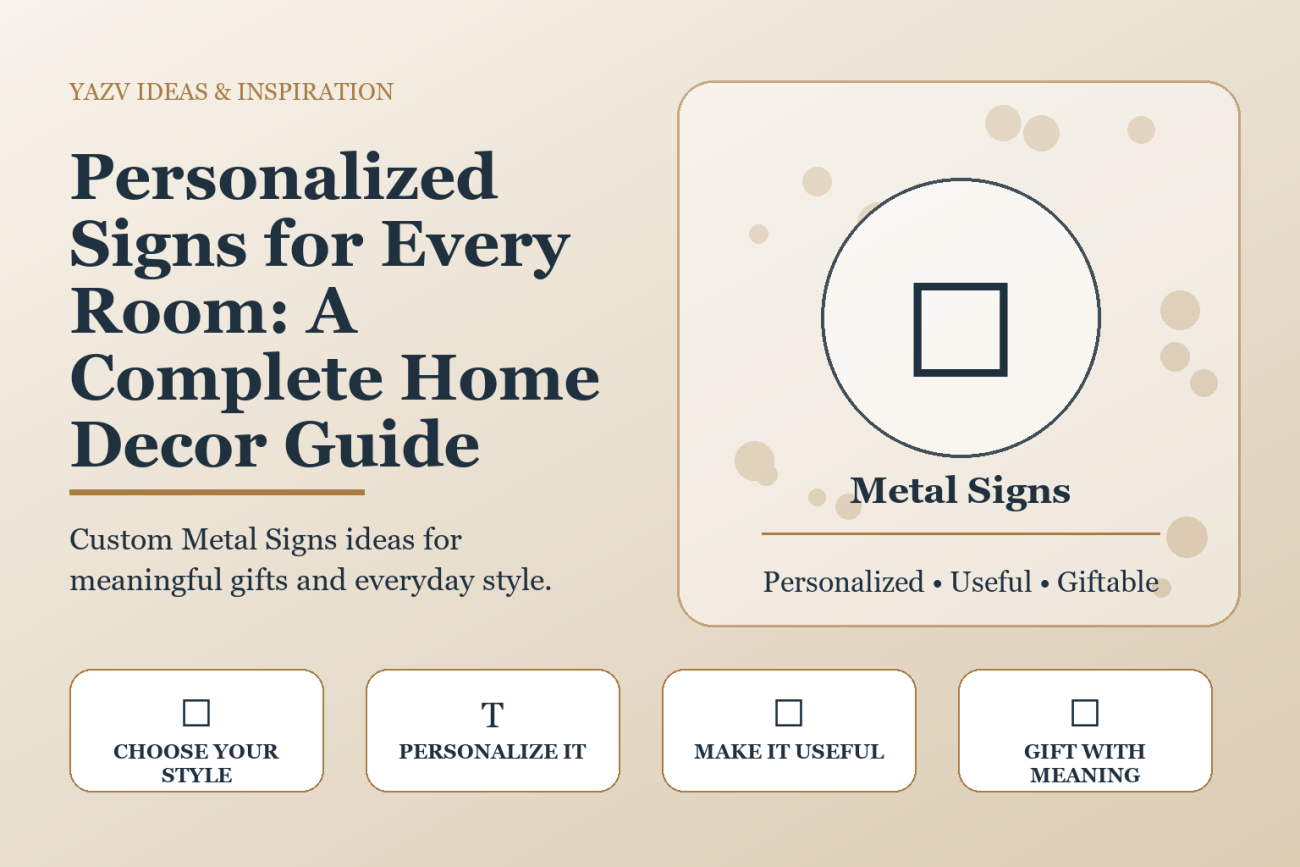 Personalized Signs for Every Room: A Complete Home Decor Guide