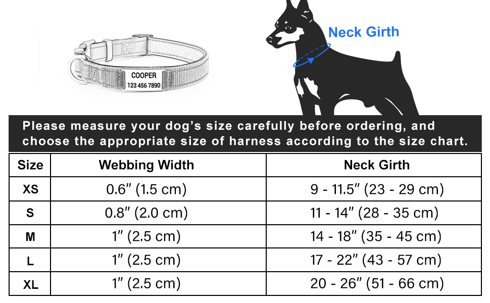 dog collar xl