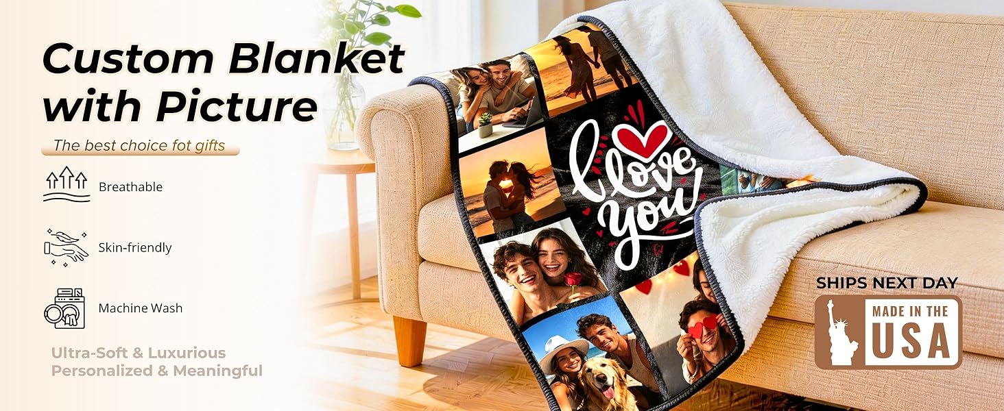 Custom Blanket with Picture