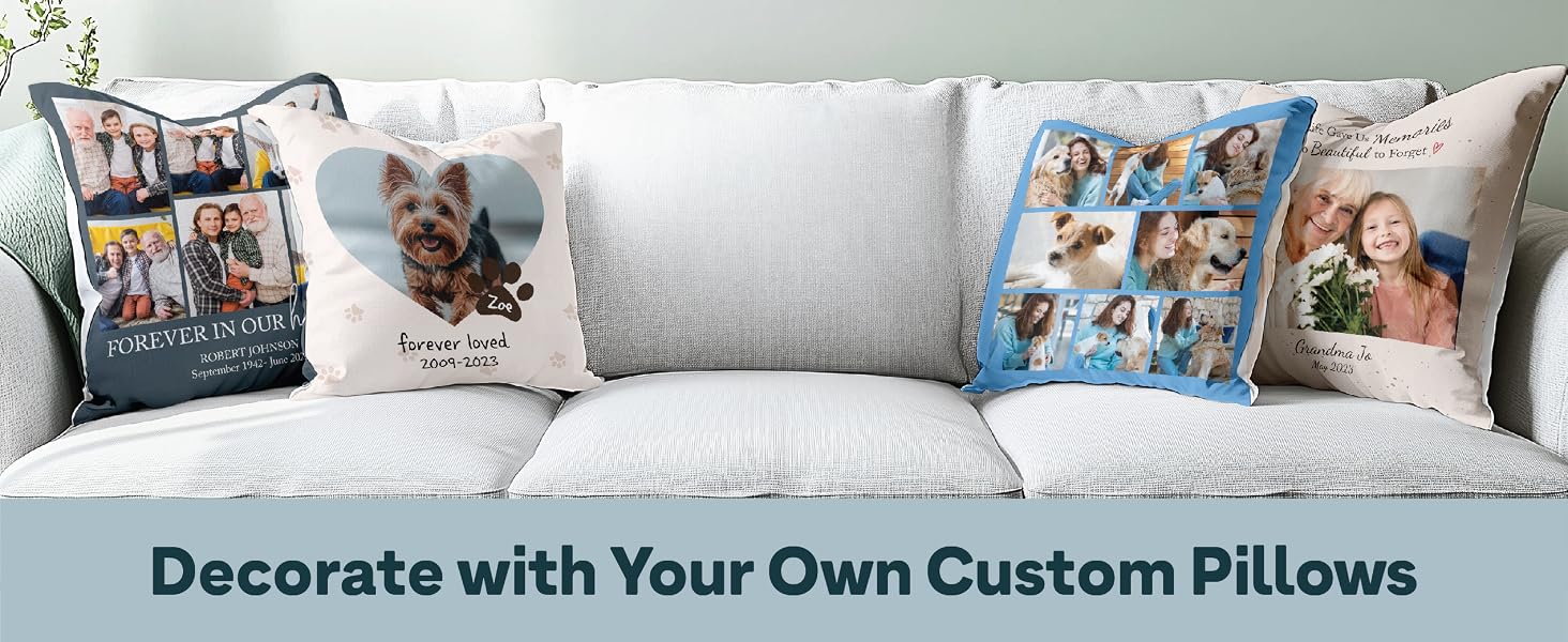 custom pillow personalized pillow throw pillow case decorative living room decor