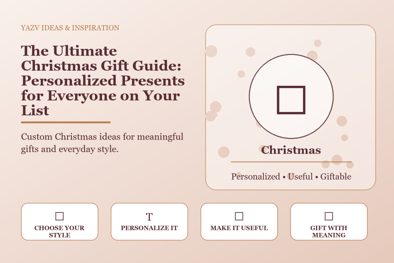 The Ultimate Christmas Gift Guide: Personalized Presents for Everyone on Your List