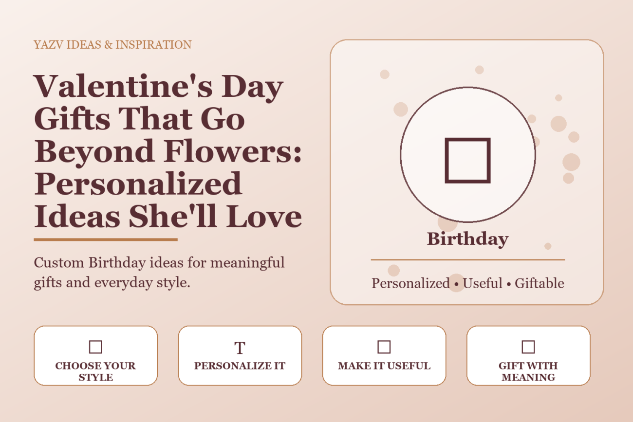Valentine's Day Gifts That Go Beyond Flowers: Personalized Ideas She'll Love